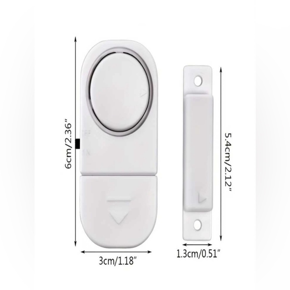 2Pc Wireless Door Window Alarm - Loudspeaker Magnetic Sensor - Picture 7 of 10